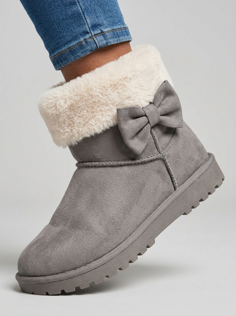 Women’s Fleece Lined Boots – Warm Winter Ankle Shoes