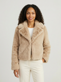 Women's Faux Fur Coat – Soft & Warm Winter Jacket with Elegant Relaxed Fit