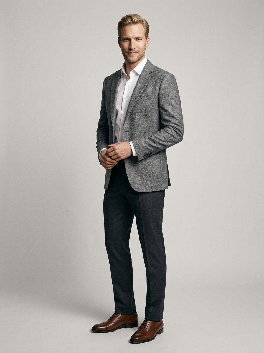 Men's Slim Fit Single Button Blazer – view 2