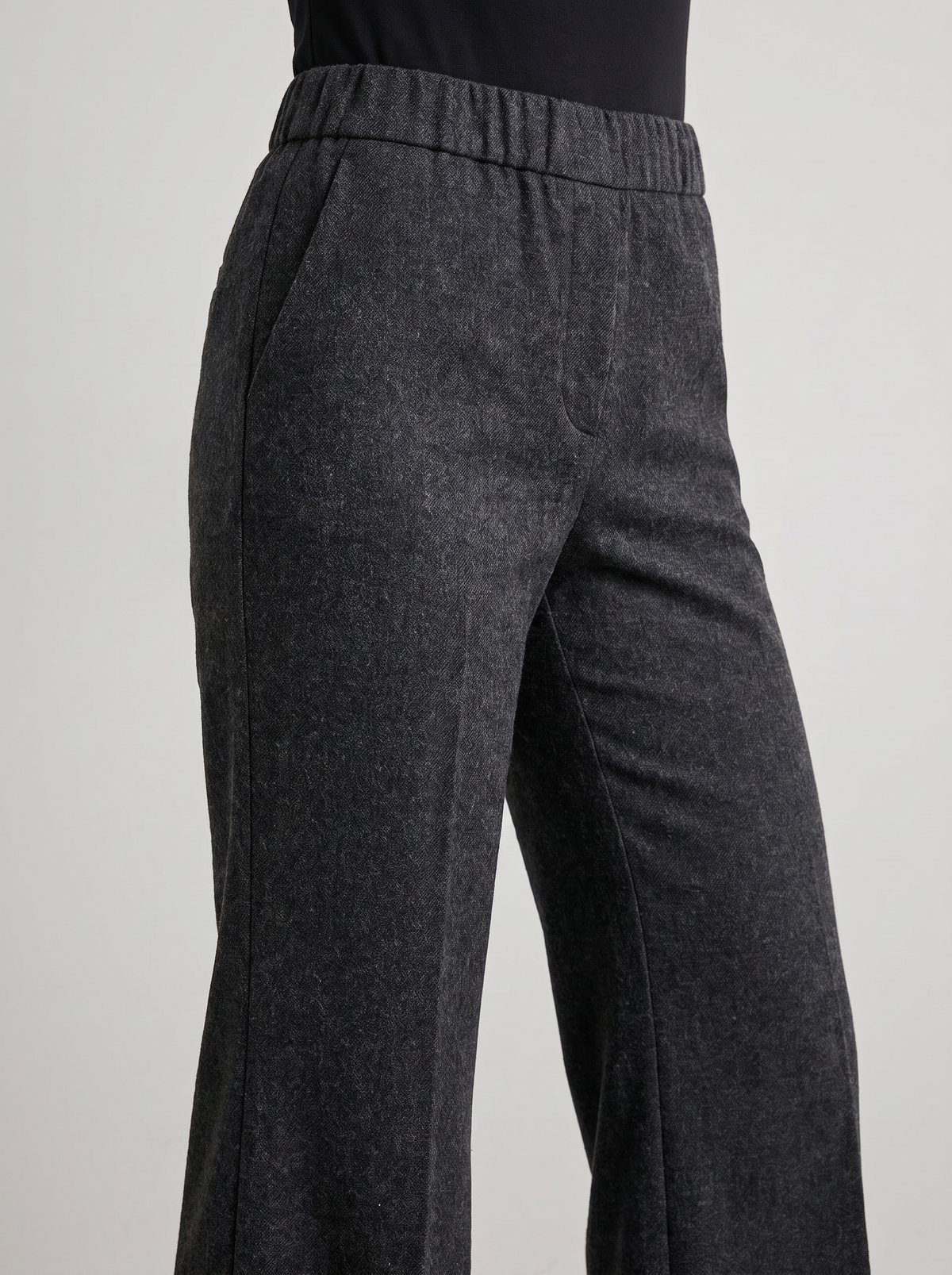 Women's Wool Blend Flare Trousers – view 3