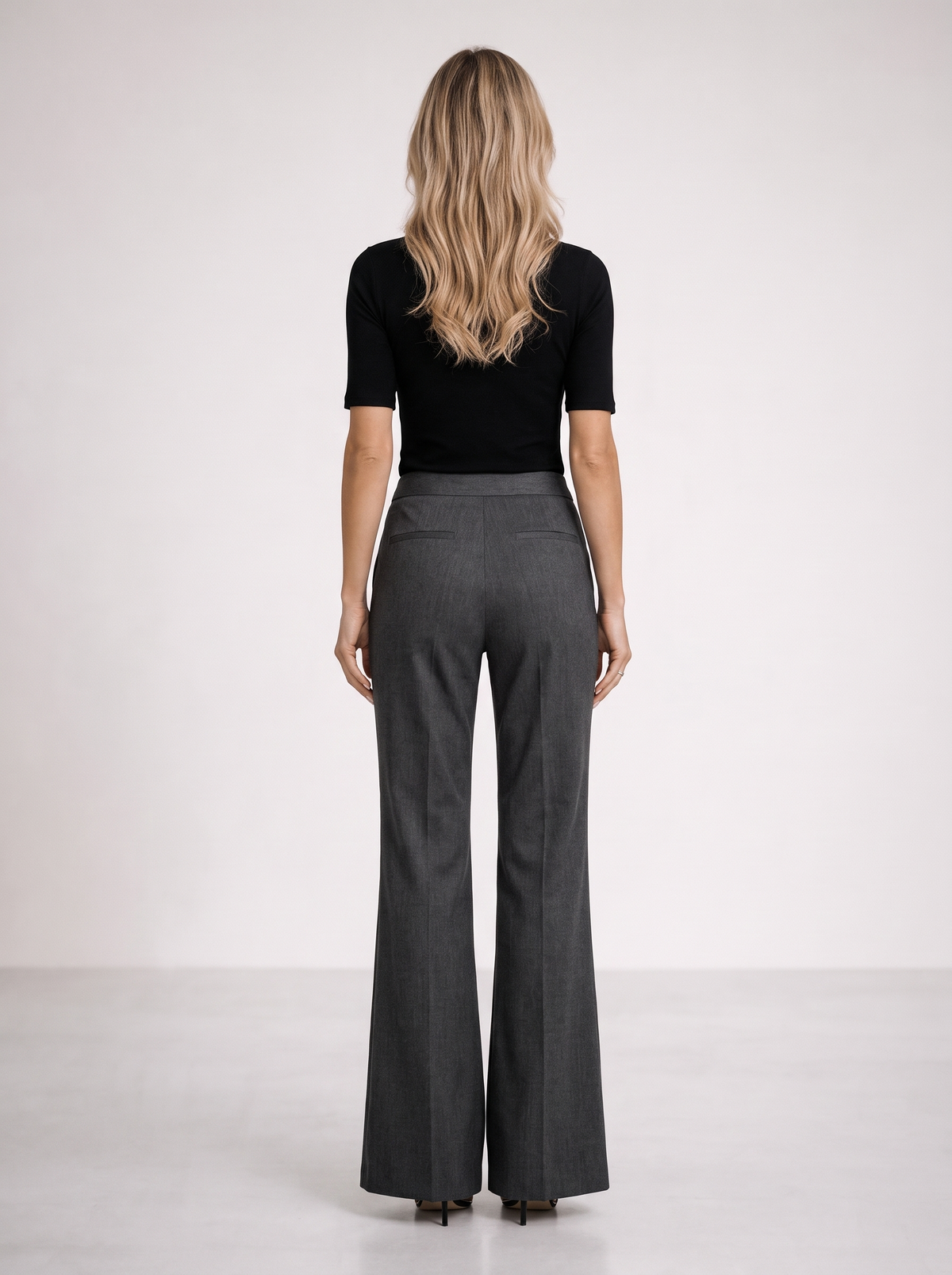 Women's Wool Blend Flare Trousers – view 4