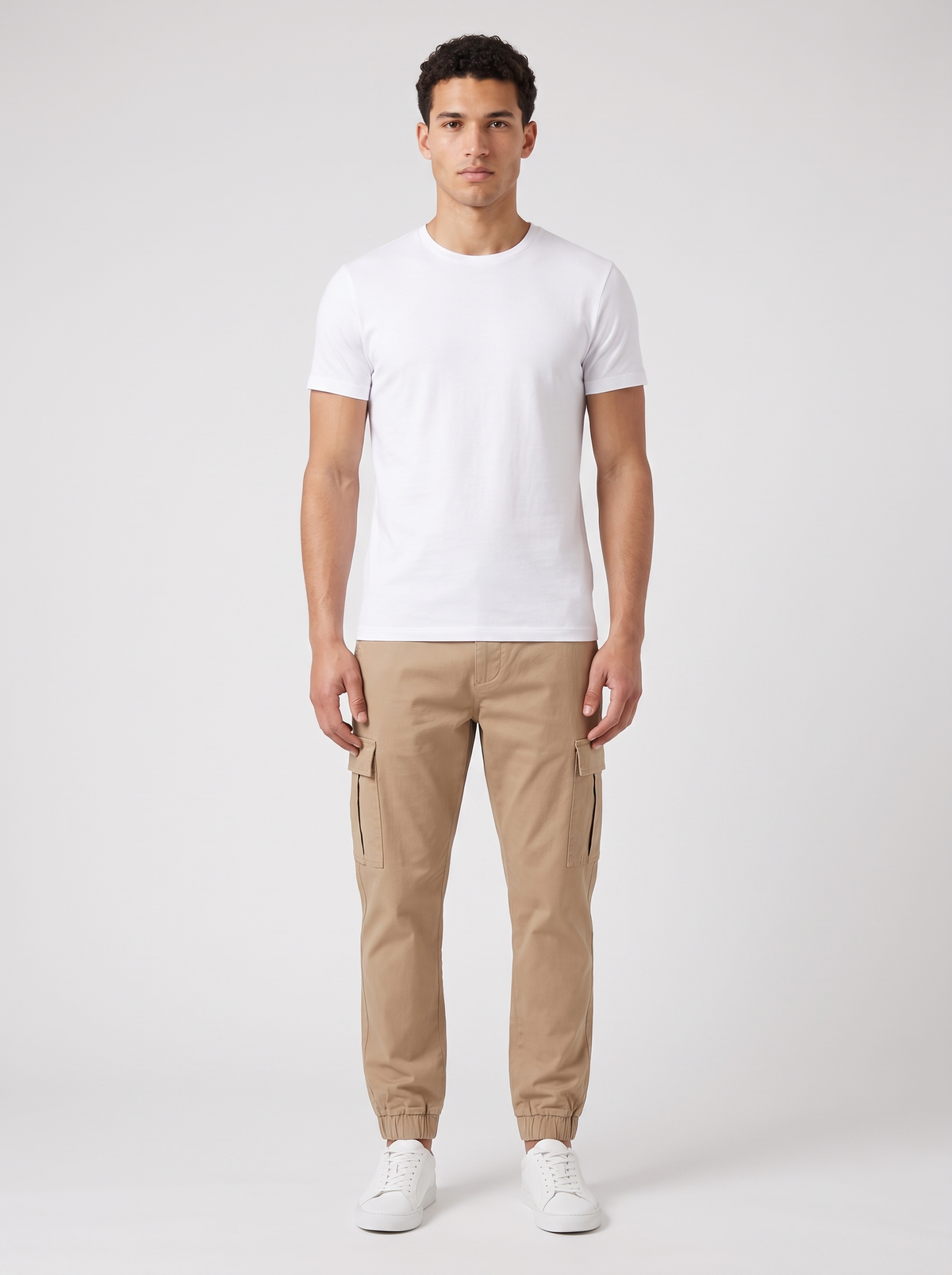 Men's Stretch Cotton Cargo Joggers – view 6