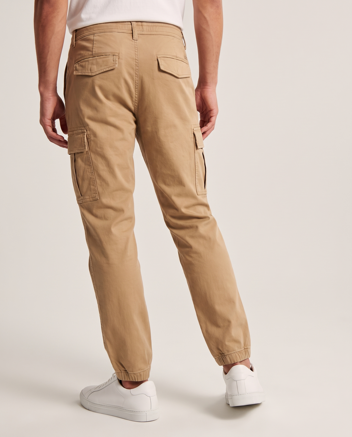 Men's Stretch Cotton Cargo Joggers – view 4