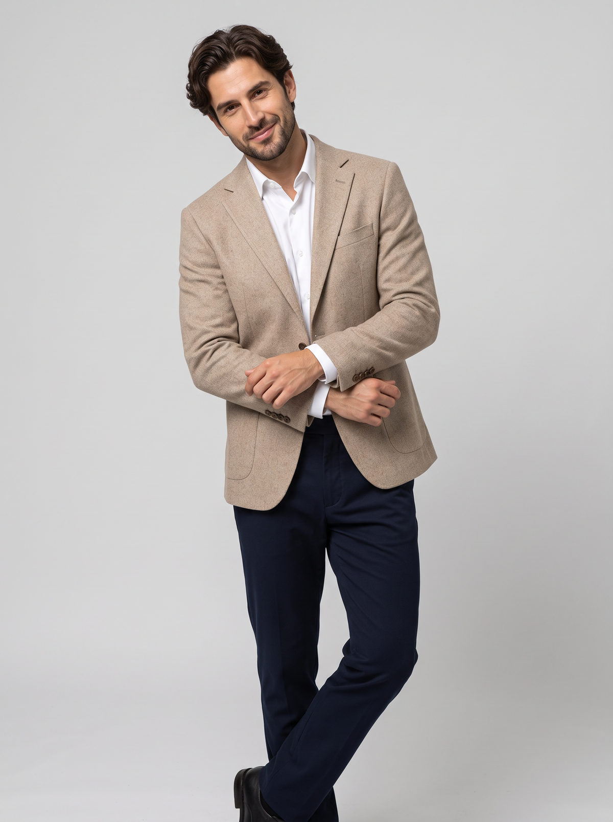 Men's Lightweight Tailored Blazer – Smart Casual Jacket