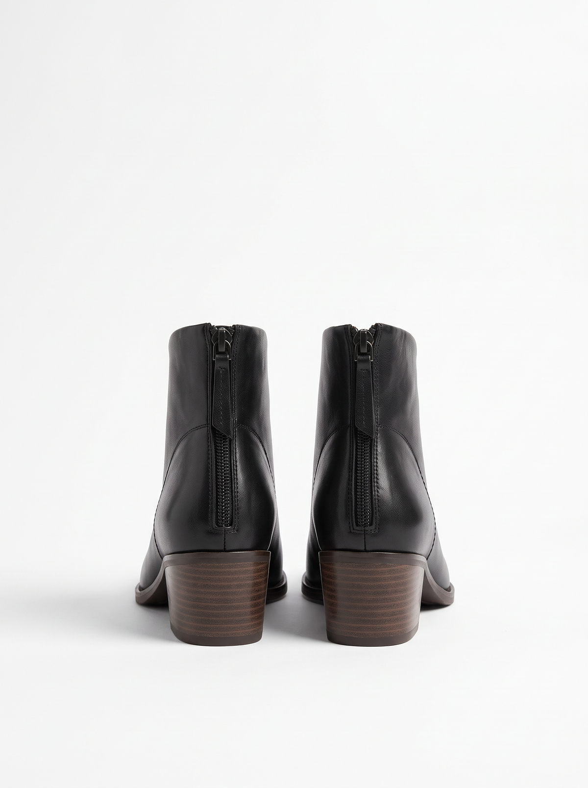 Women's Pointed Toe Ankle Boots – Low Block Heel