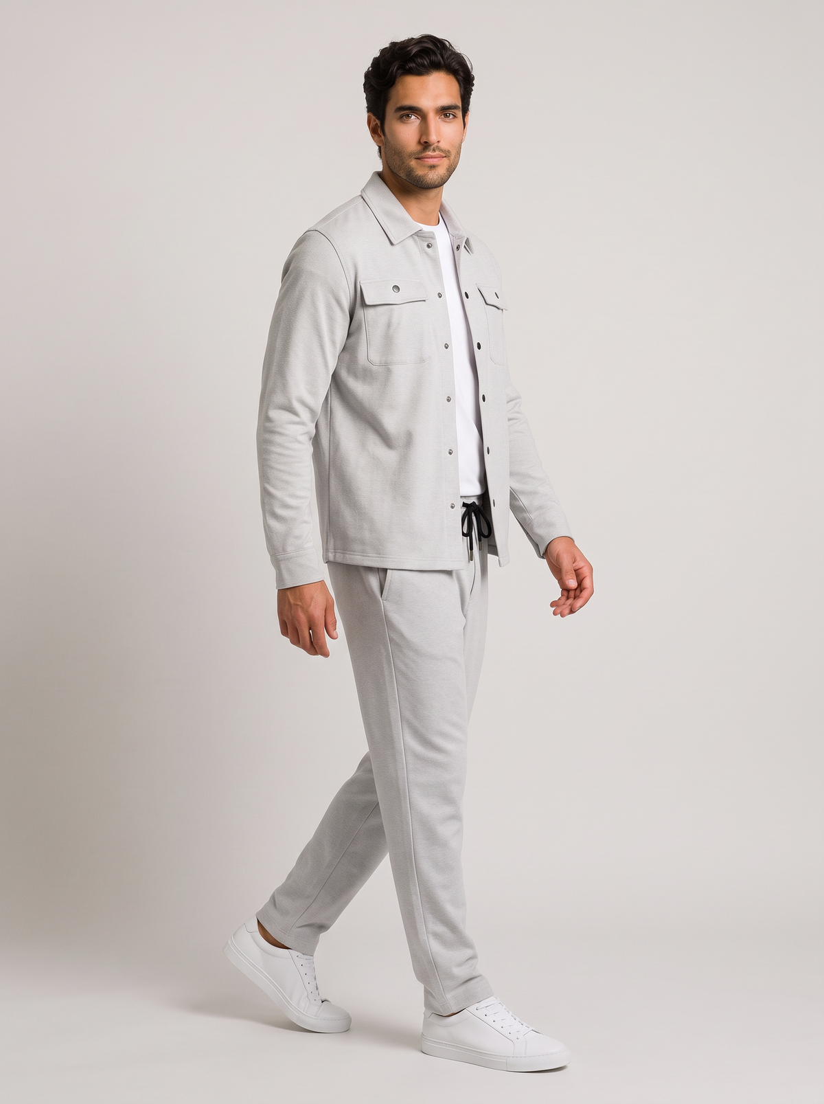 Men's Two-Piece Overshirt & Trousers Set – Casual Co-Ord – Covert Club product image 5