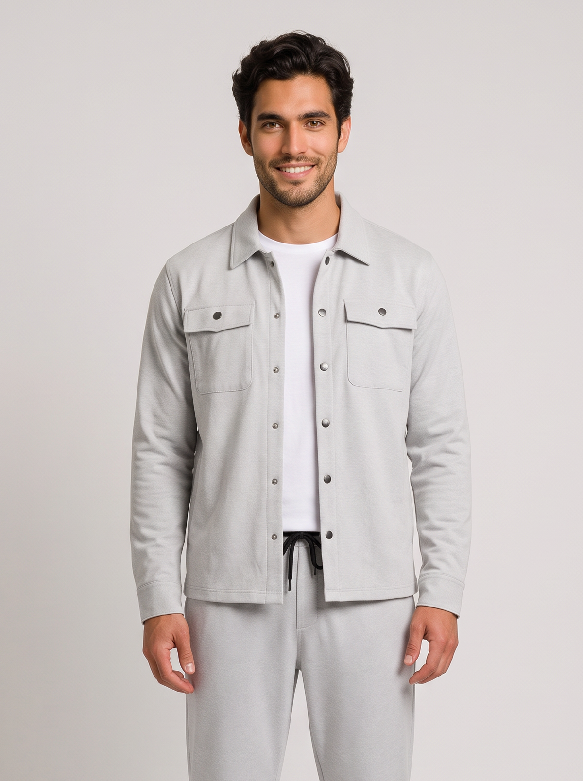 Men's Two-Piece Overshirt & Trousers Set – Casual Co-Ord – Covert Club product image 3