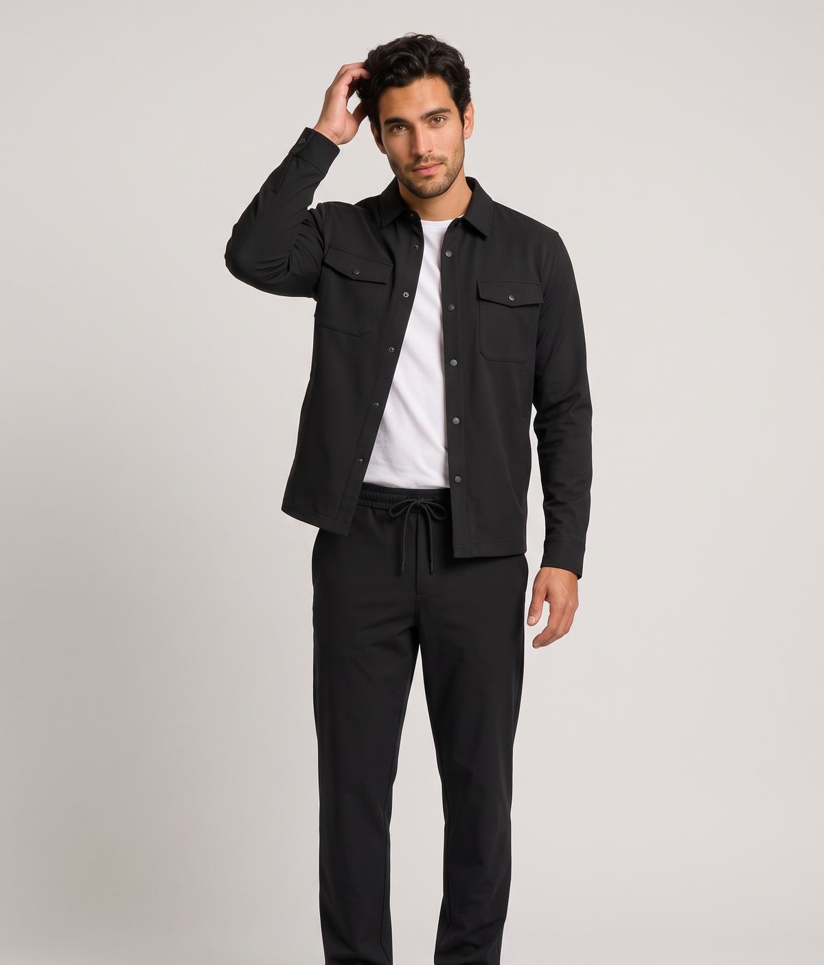Men's Two-Piece Overshirt & Trousers Set – Casual Co-Ord – Covert Club product image 1
