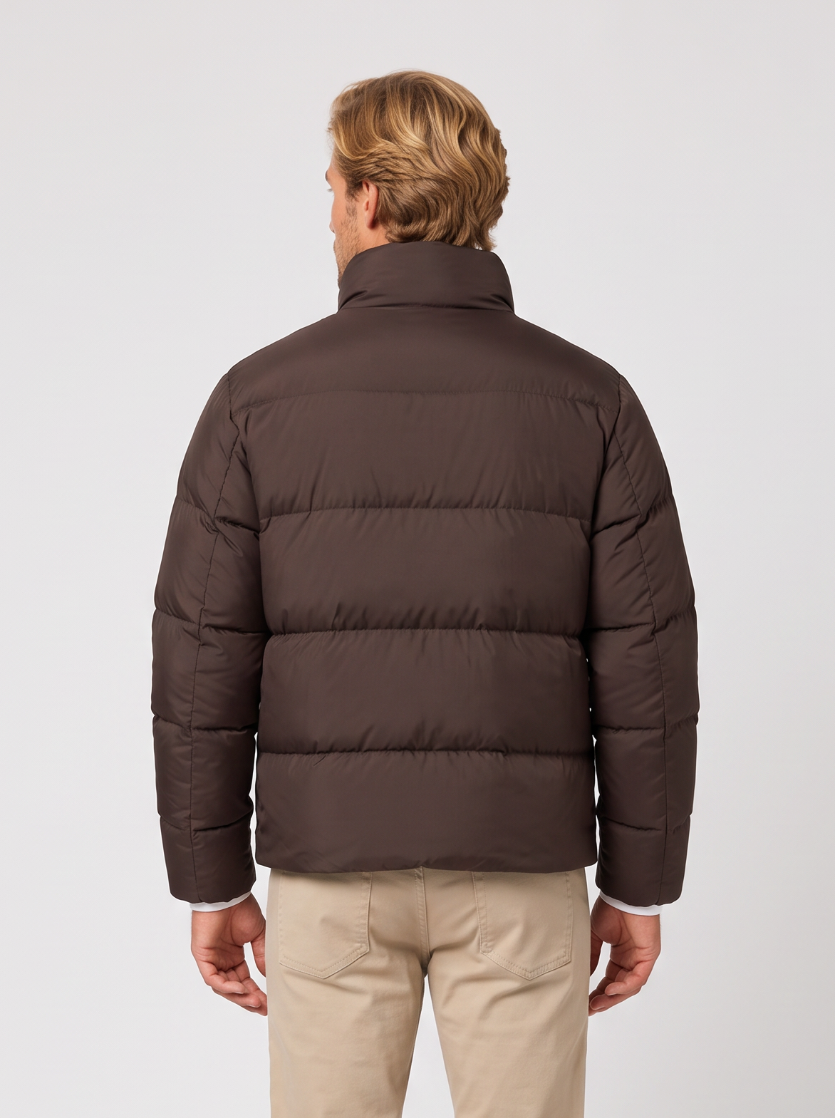 Men's Short Puffer Jacket – Lightweight Insulated Winter Coat – Covert Club product image 2
