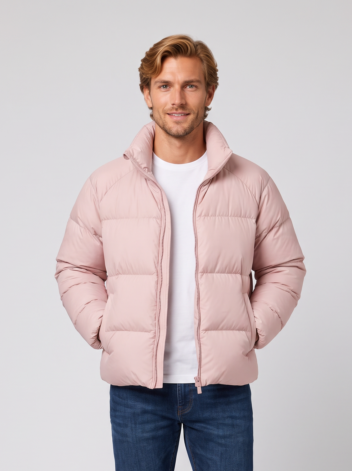 Men's Short Puffer Jacket – Lightweight Insulated Winter Coat – Covert Club product image 10