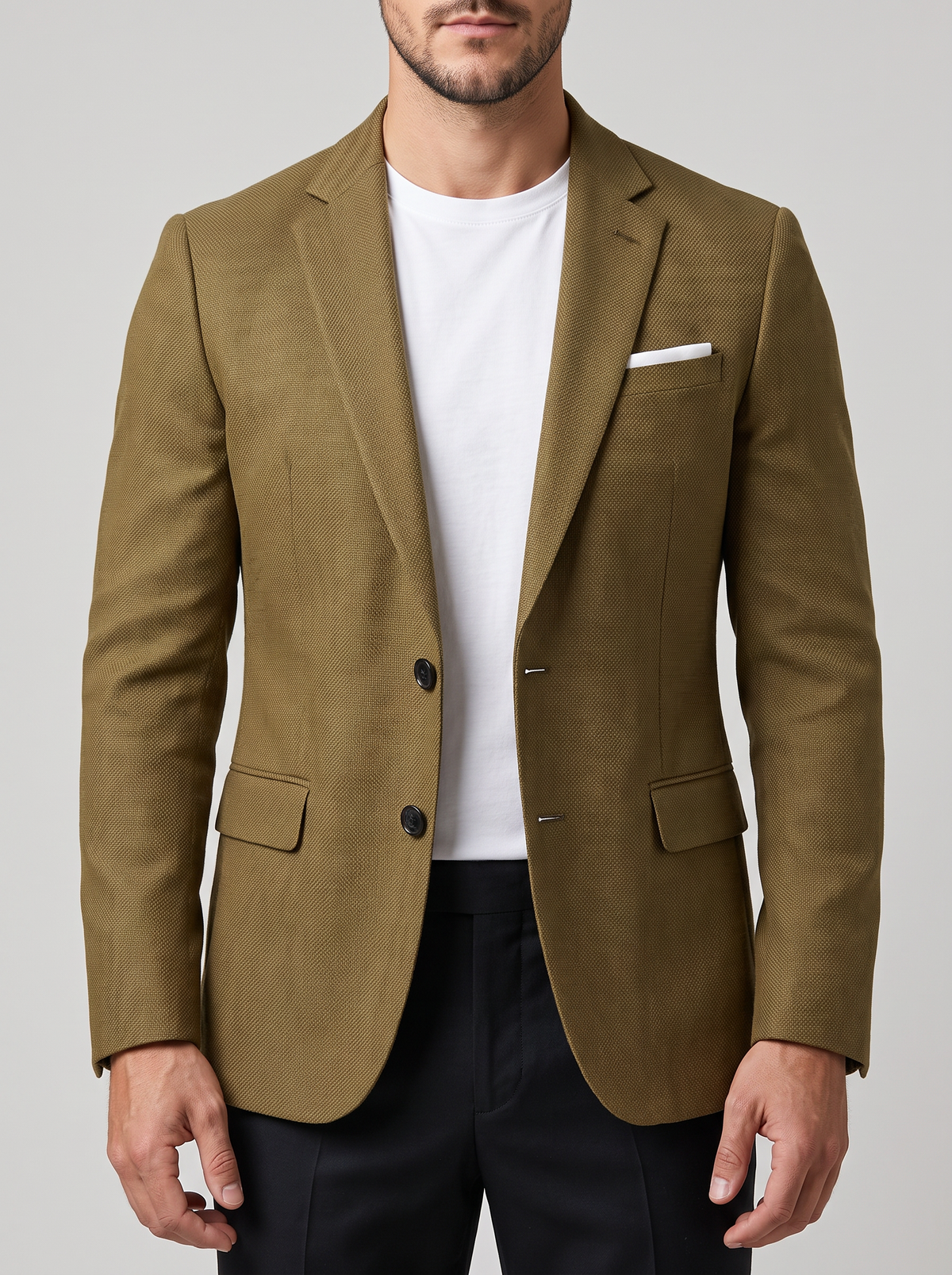 Men's Casual Blazer – Single Breasted Smart Casual Jacket – Covert Club product photo 4