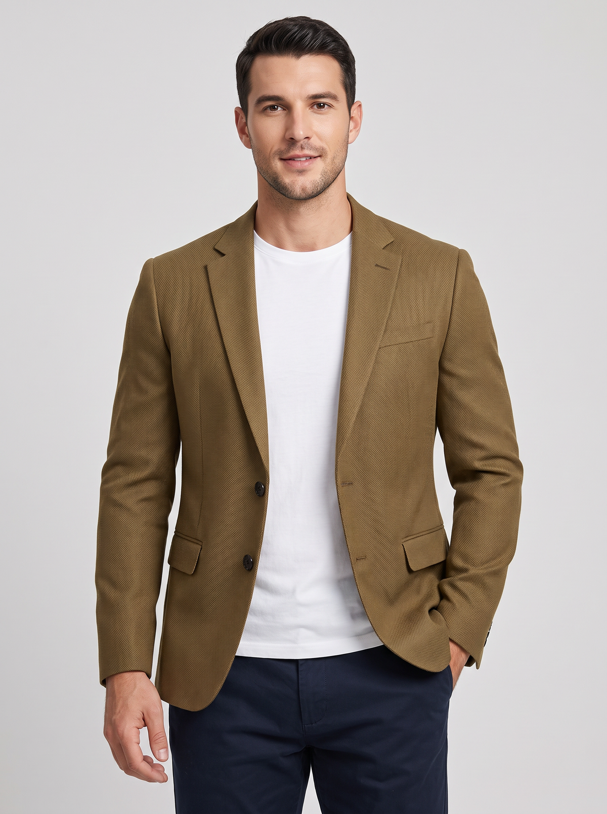Men's Casual Blazer – Single Breasted Smart Casual Jacket – Covert Club product photo 1