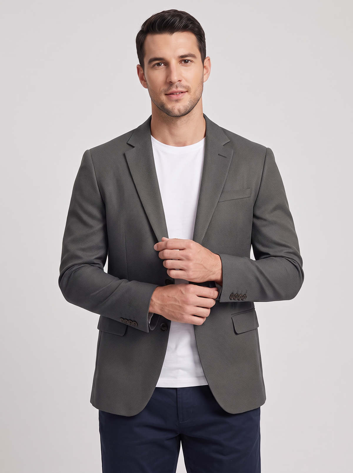 Men's Casual Blazer – Single Breasted Smart Casual Jacket – Covert Club product photo 7