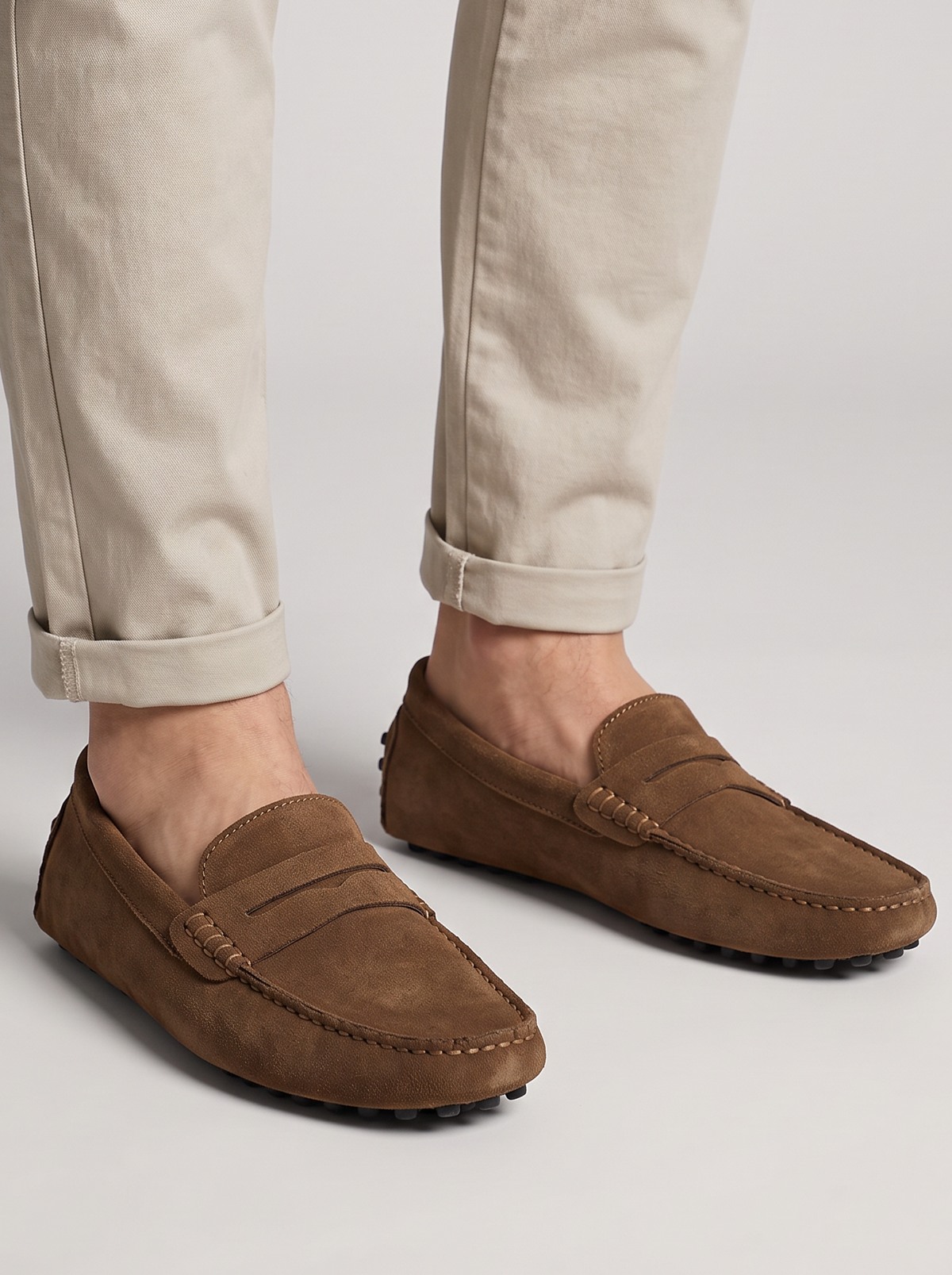 Men's Driving Loafers – Suede-Look Slip-On Moccasins, Smart Casual Shoes – Covert Club product photo 1