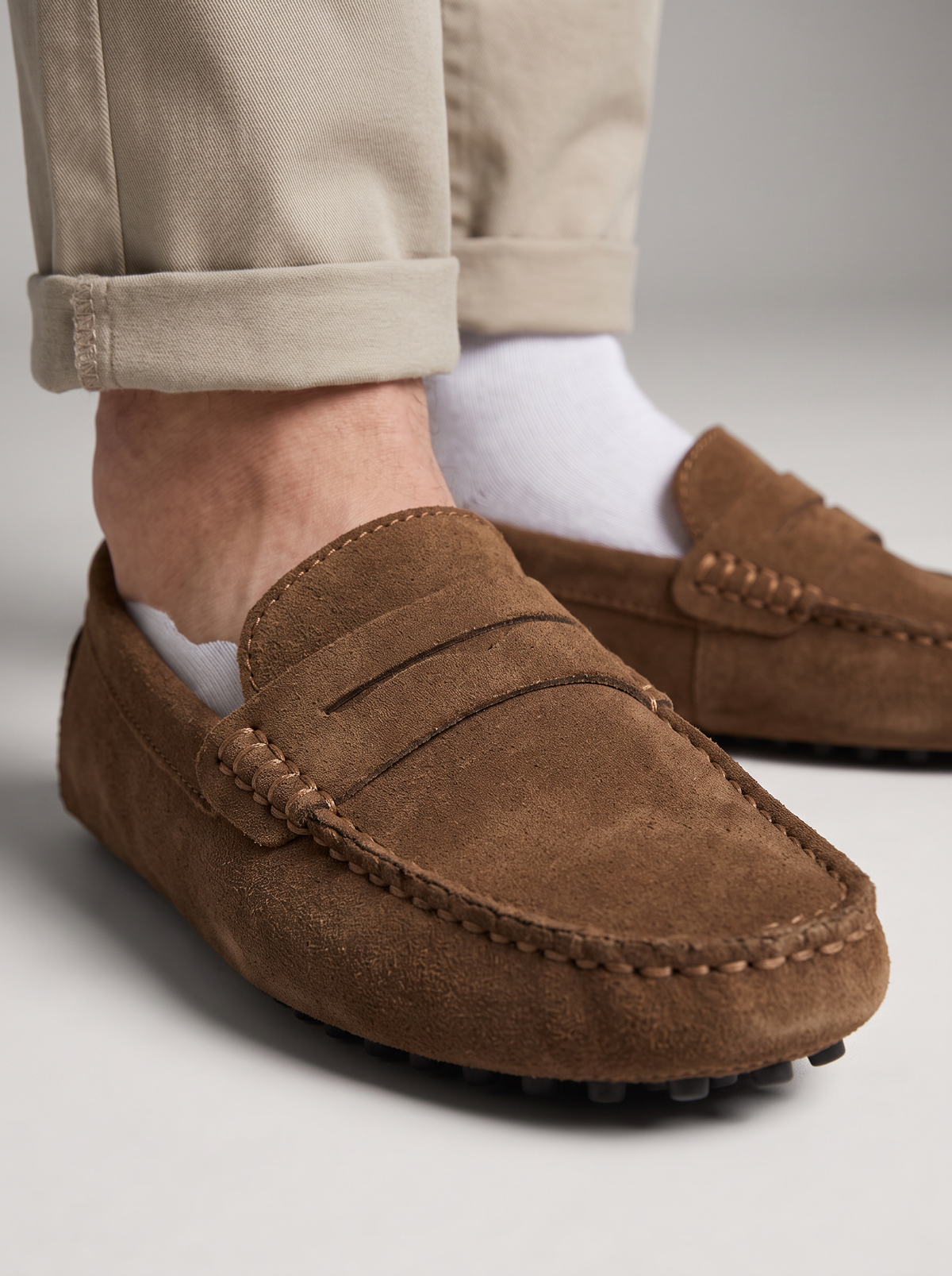 Men's Driving Loafers – Suede-Look Slip-On Moccasins, Smart Casual Shoes – Covert Club product photo 4