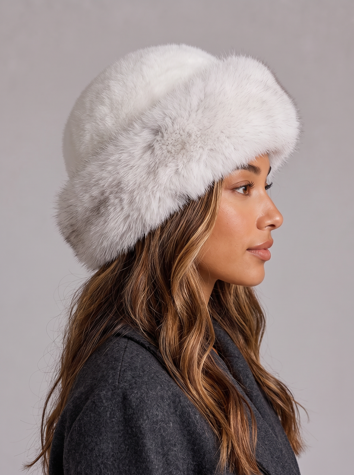 Women's Faux Fur Cossack Hat – Fluffy Style Hat