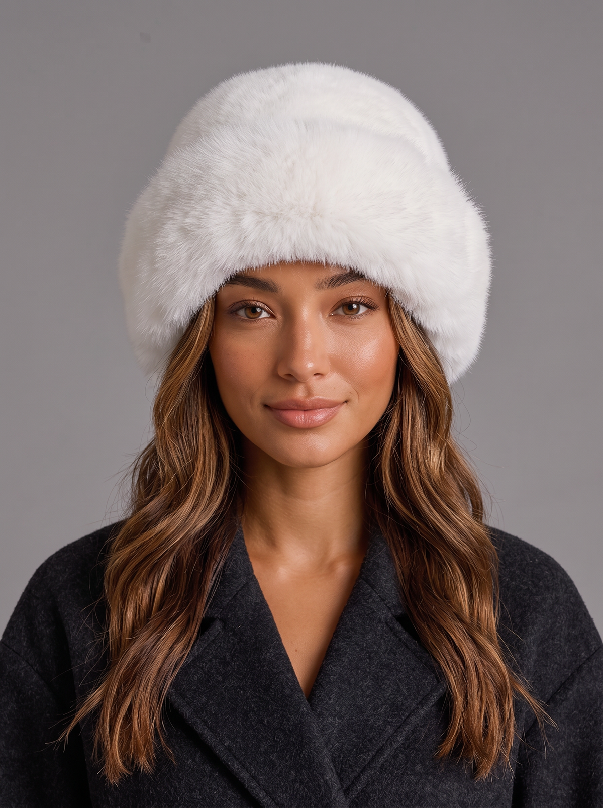 Women's Faux Fur Cossack Hat – Fluffy Style Hat