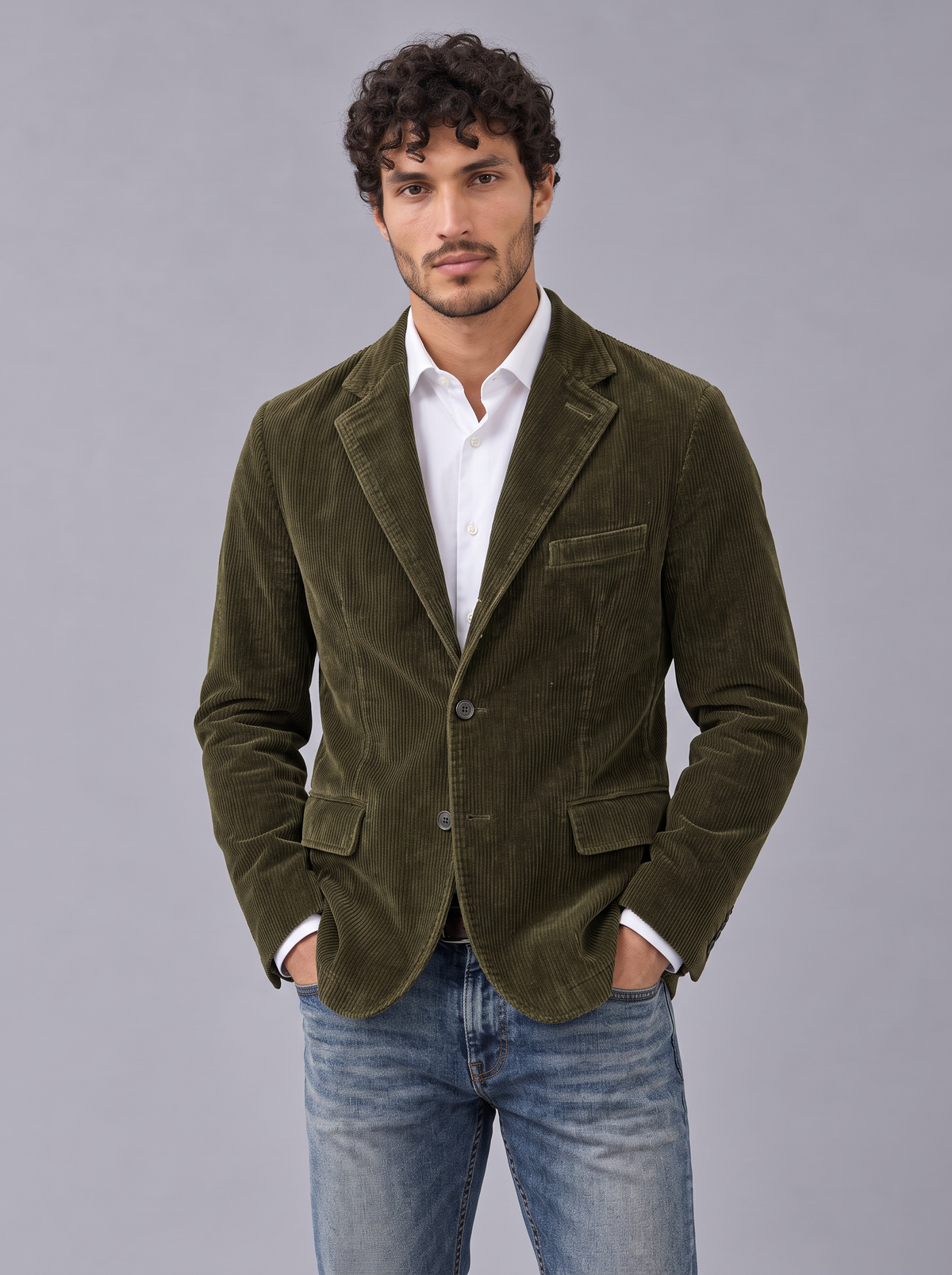 Men's Corduroy Blazer – Smart Casual Cord Jacket