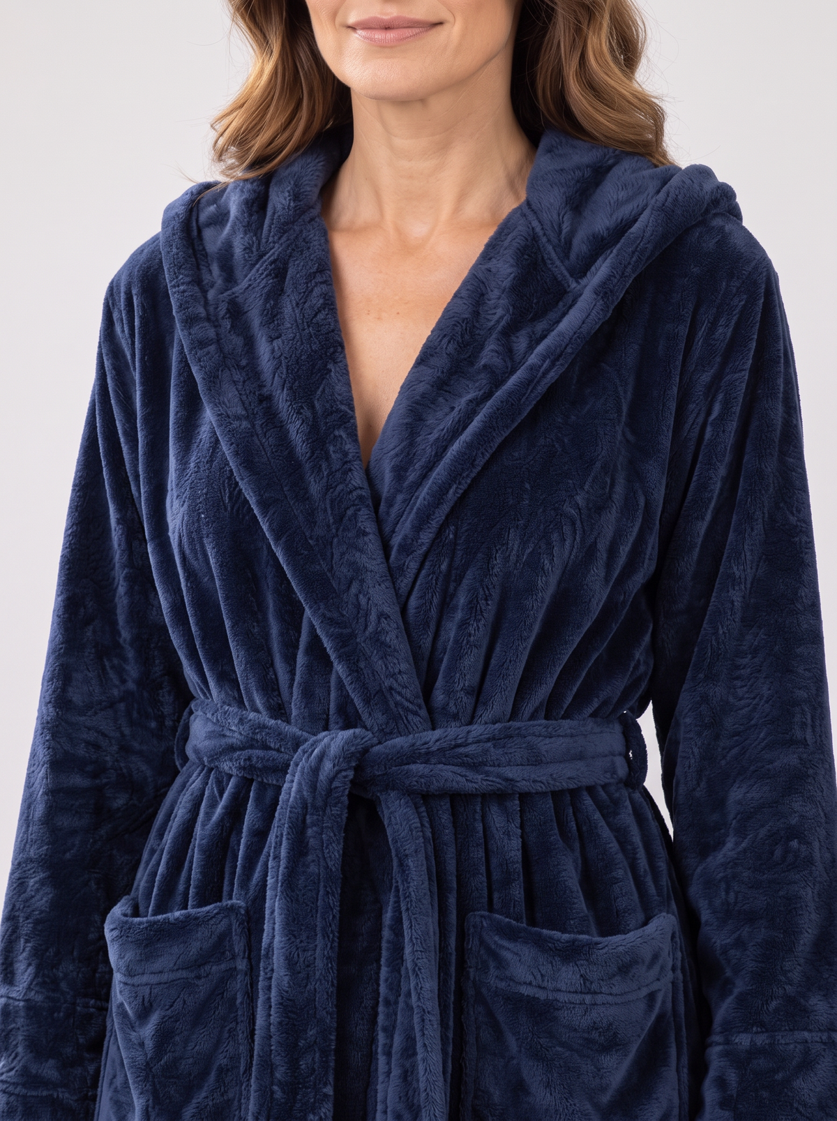 Women's & Men's Hooded Fleece Robes – Matching His & Hers Couples Robes