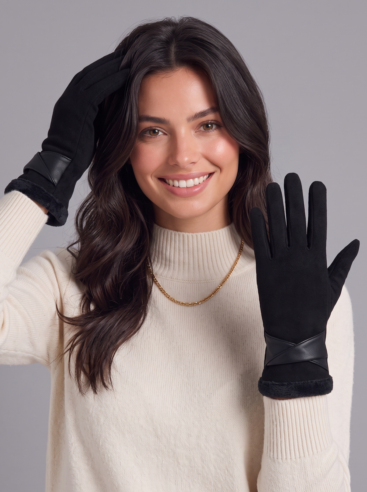Women's Touchscreen Winter Gloves – Fleece Lined