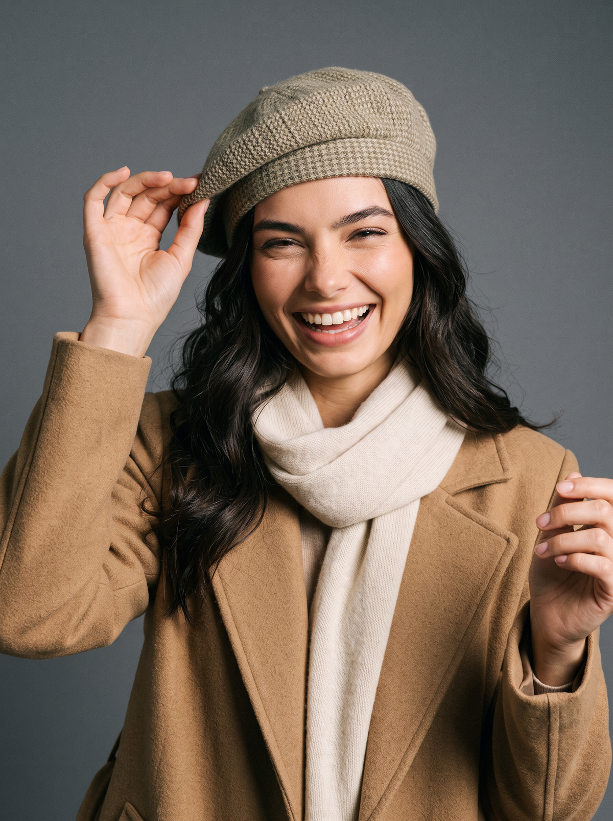 Women's French Beret – Soft Knit Winter Beret Hat
