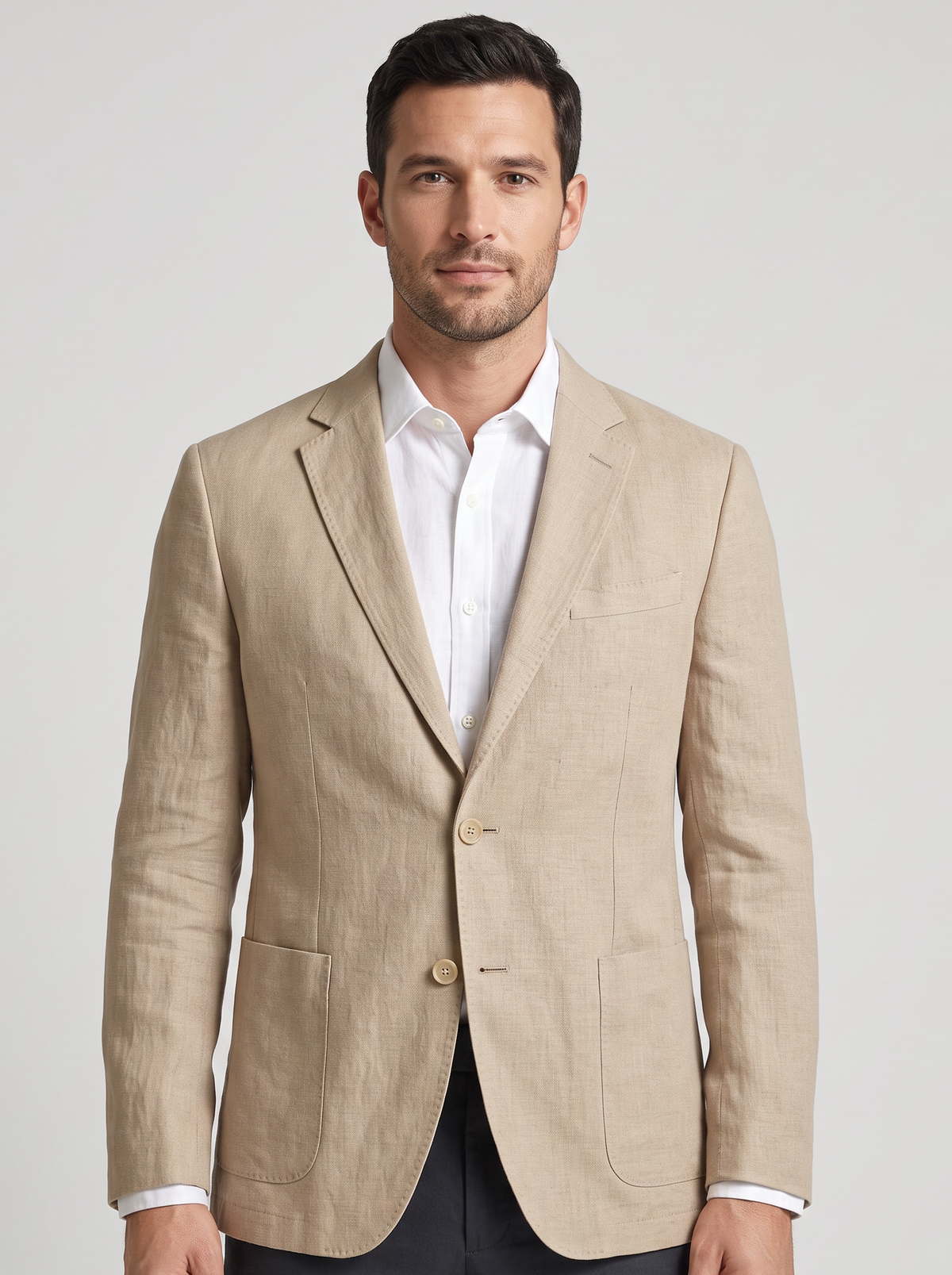 Men's Stretch Sports Jacket – Lined Smart Casual Blazer
