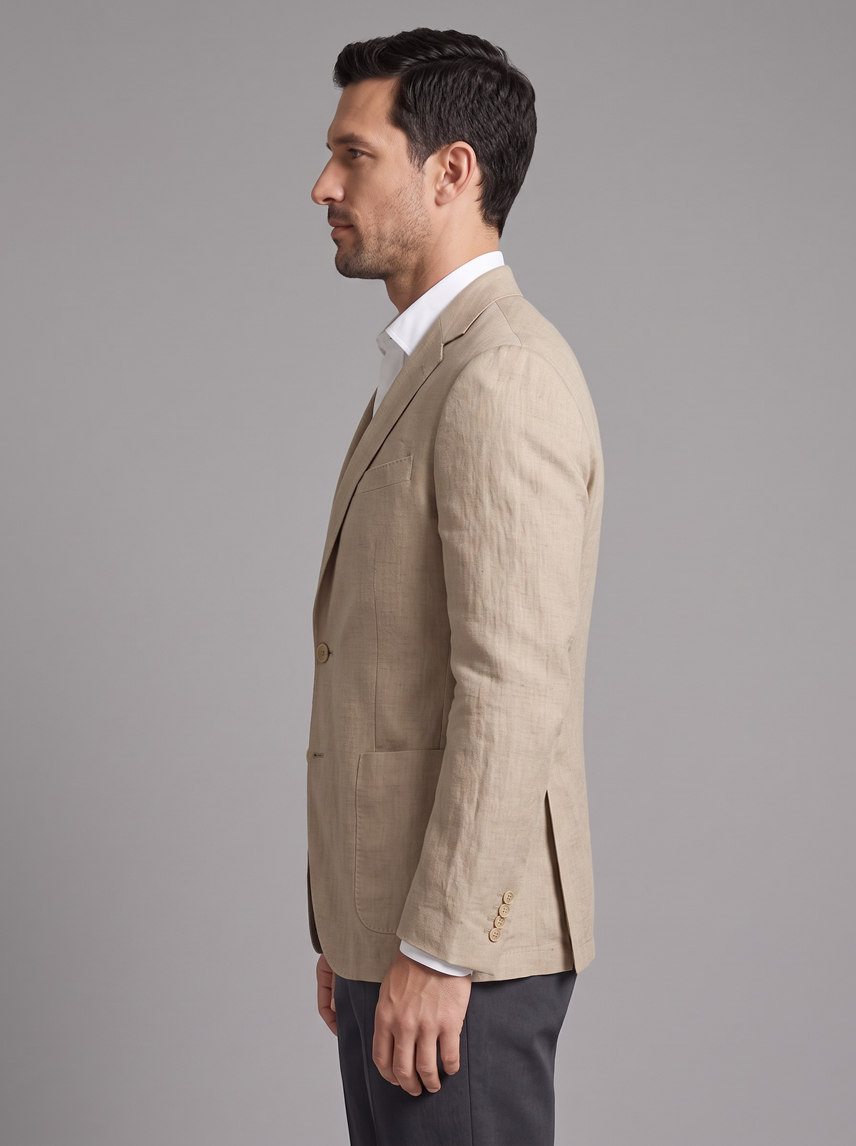 Men's Stretch Sports Jacket – Lined Smart Casual Blazer
