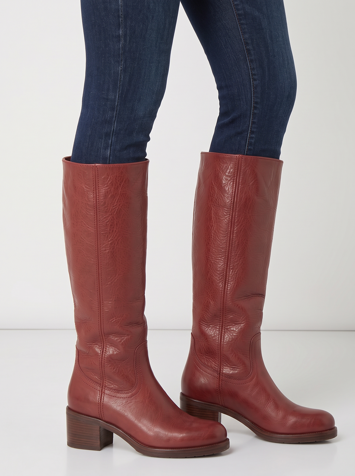 Women's Comfort Boots – Mid-Calf with Arch Support Footbed
