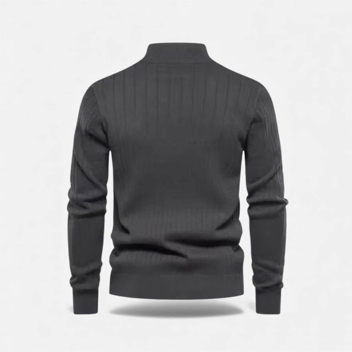Men's Zip-Up Thermal Knit Jumper – image 6