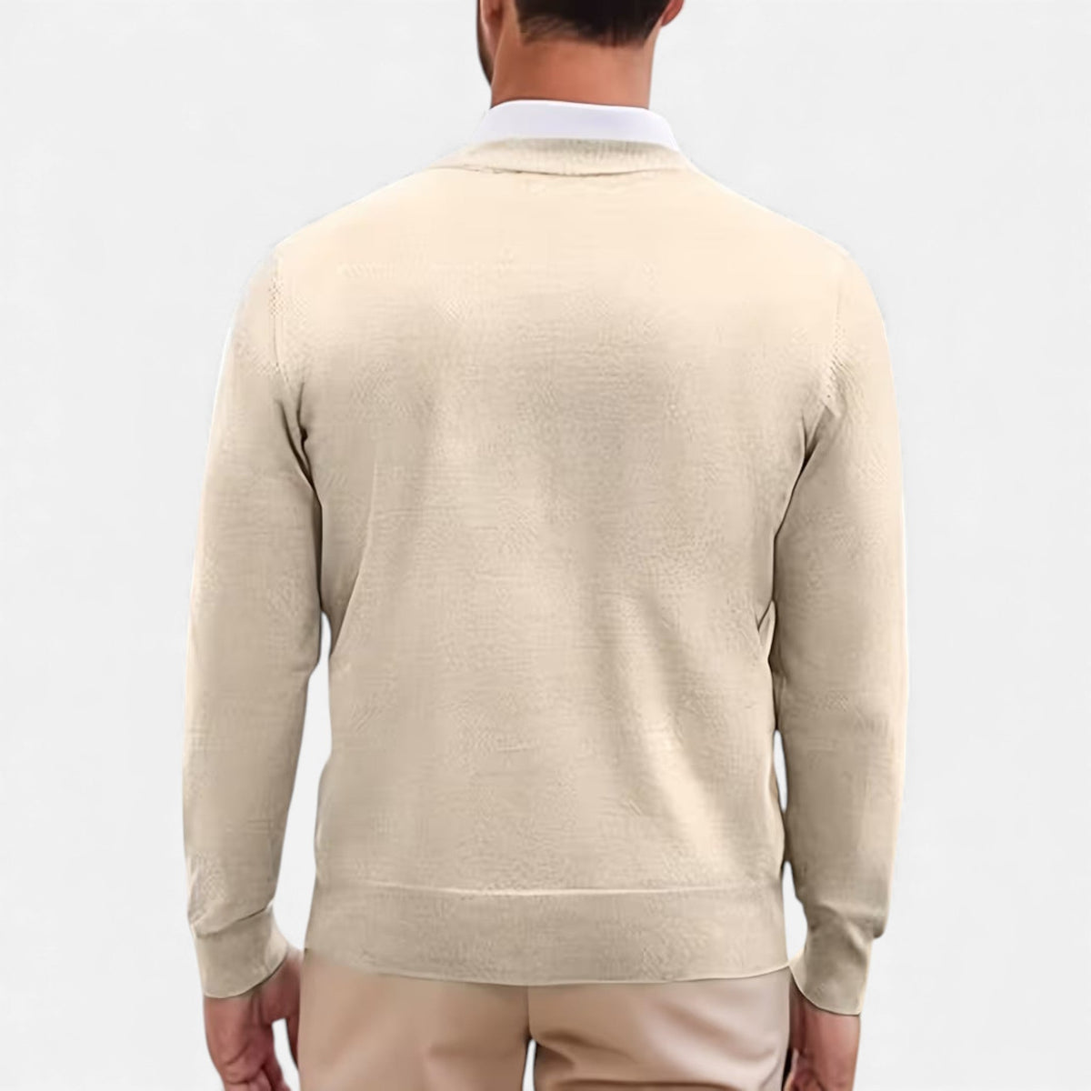 Men's V-Neck Knit Jumper – image 14