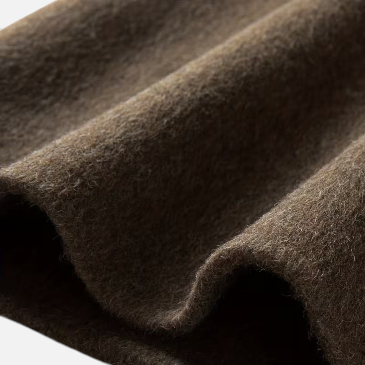 Women's Long Wool Blend Coat – image 6