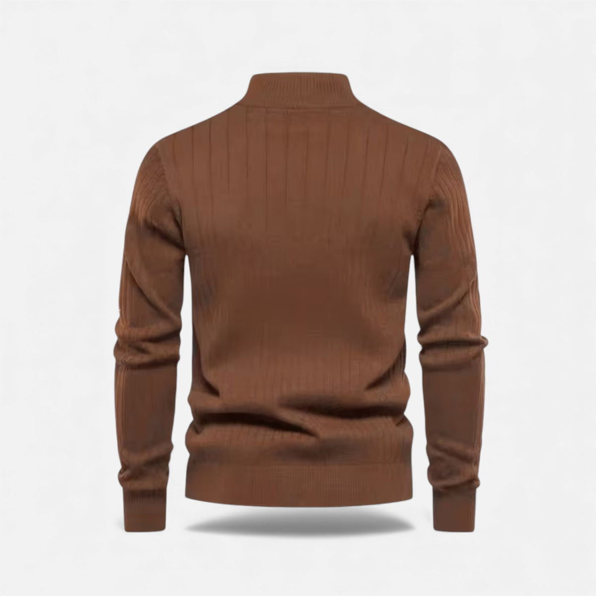 Men's Zip-Up Thermal Knit Jumper – image 10