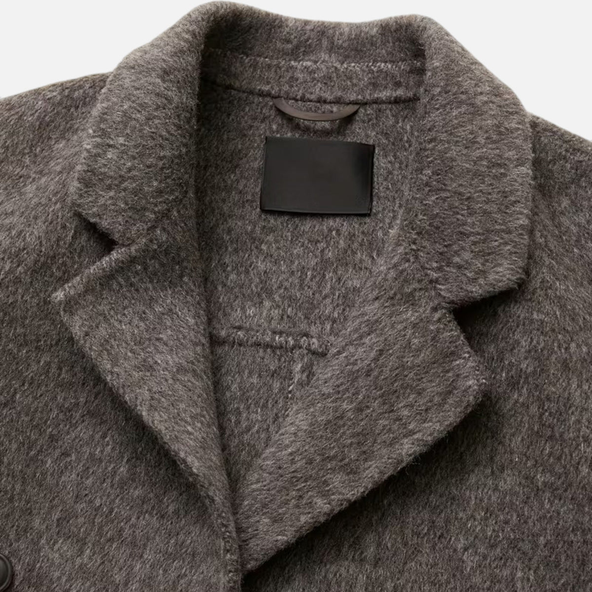 Women's Grey Wool Blend Coat – image 5