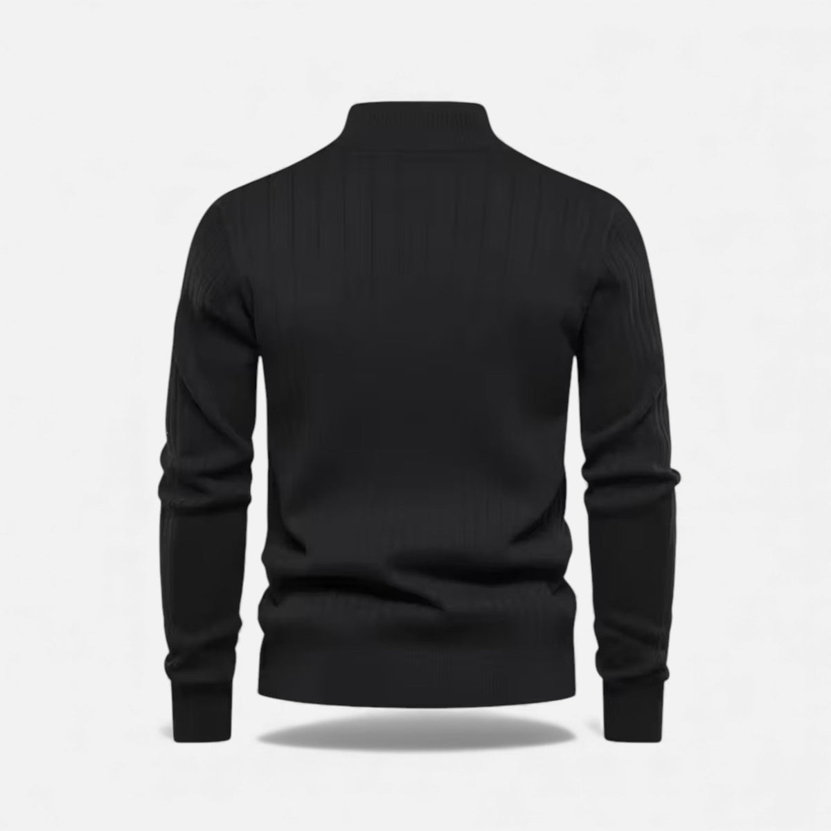 Men's Zip-Up Thermal Knit Jumper – image 4
