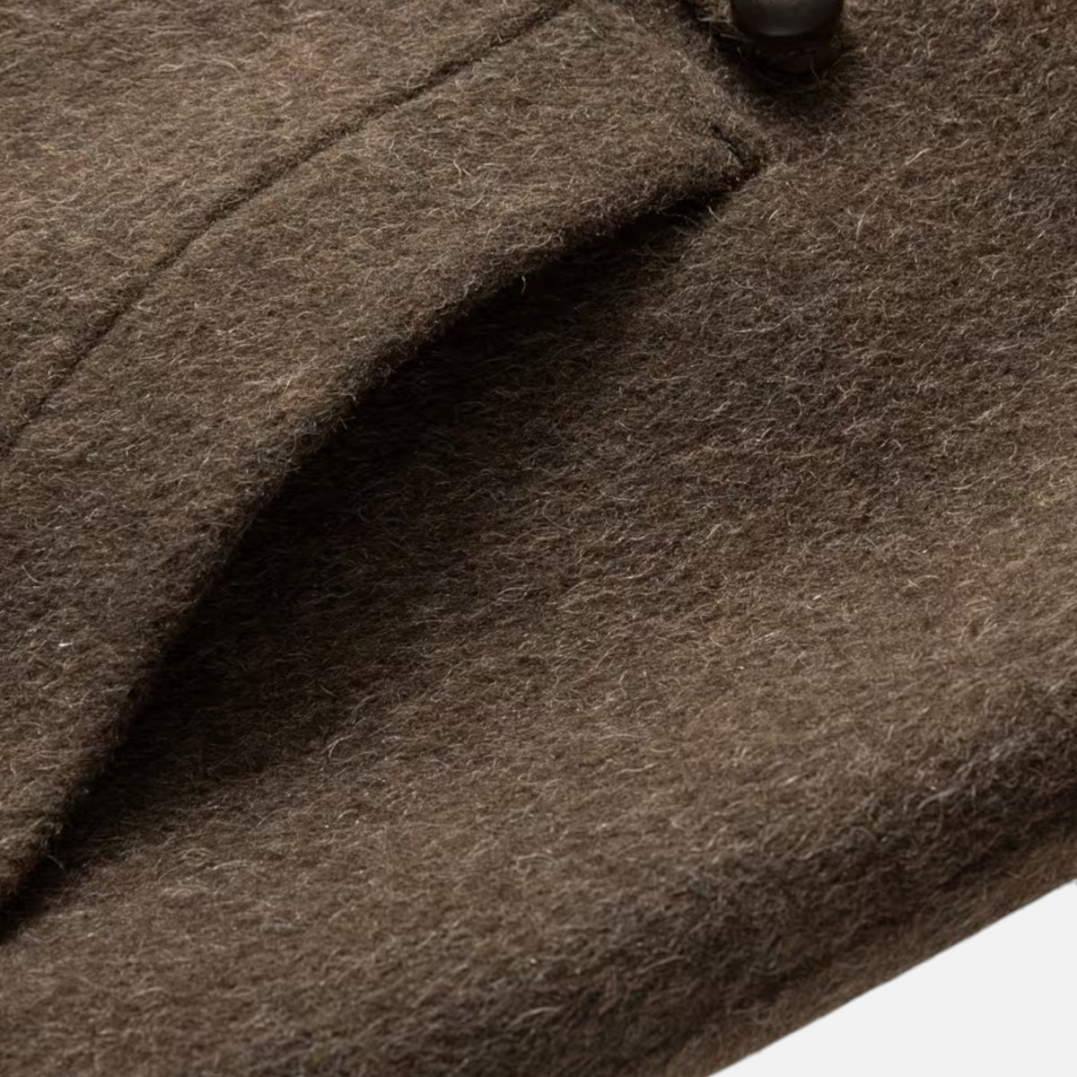 Women's Long Wool Blend Coat – image 8
