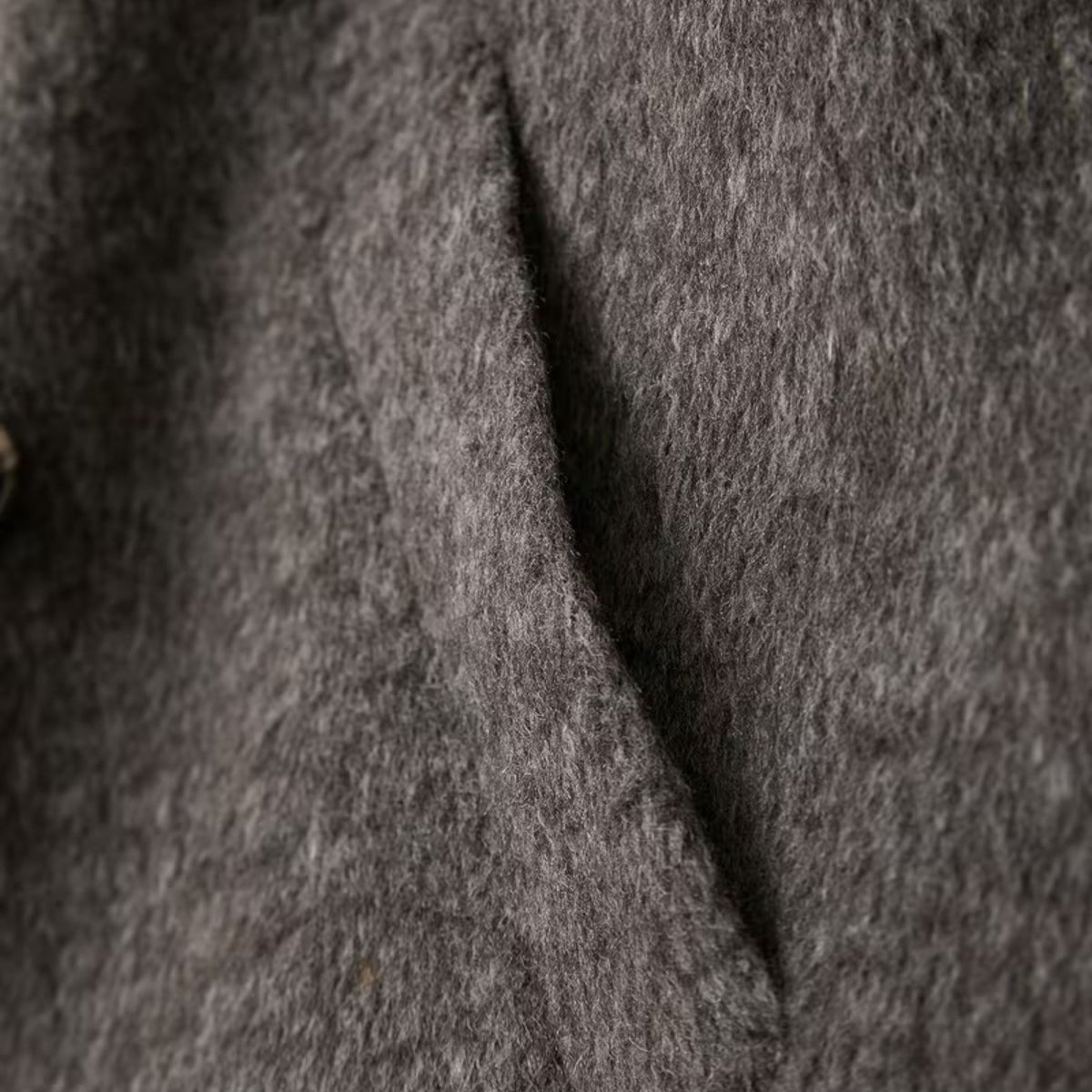Women's Grey Wool Blend Coat – image 6