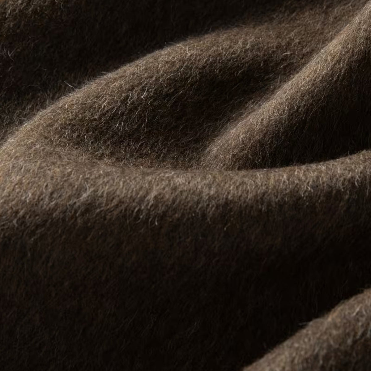 Women's Long Wool Blend Coat – image 7