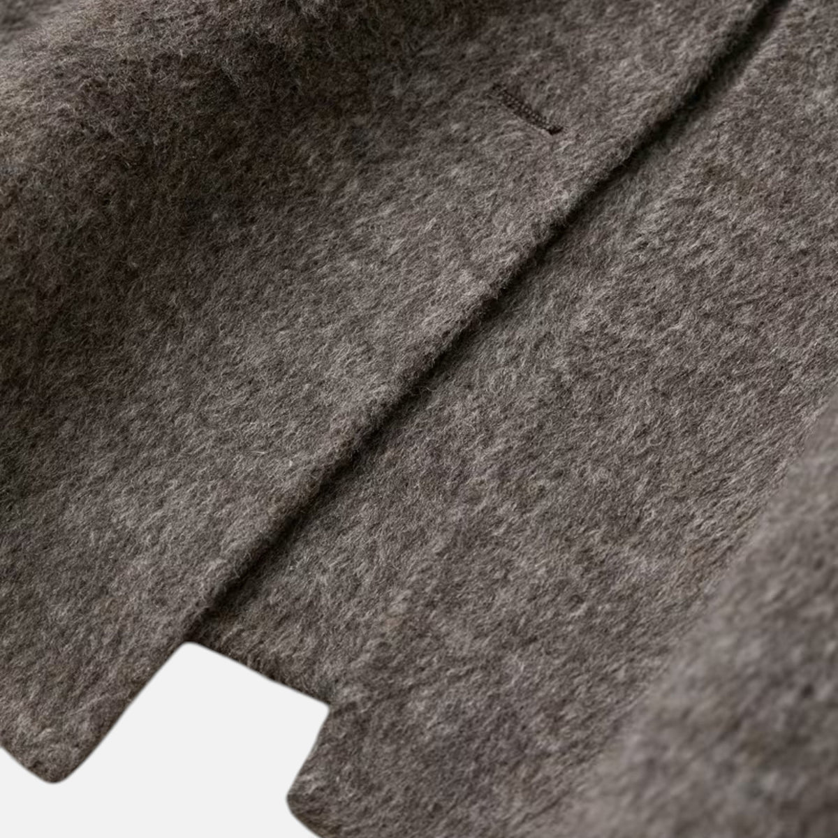 Women's Grey Wool Blend Coat – image 9