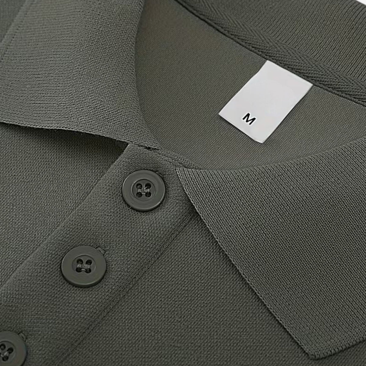 Men's Knitted Polo Jumper – image 23