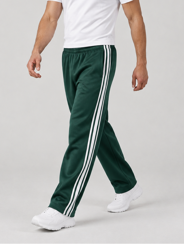 Men's Relaxed Straight Leg Joggers – Pocket Tracksuit Bottoms