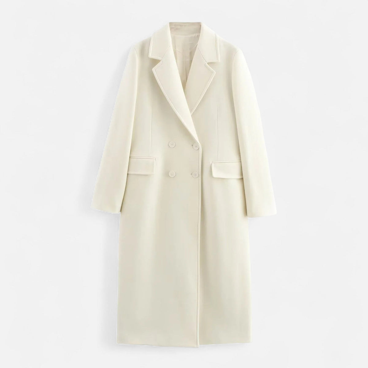 Women's Elegant Trench Coat in White