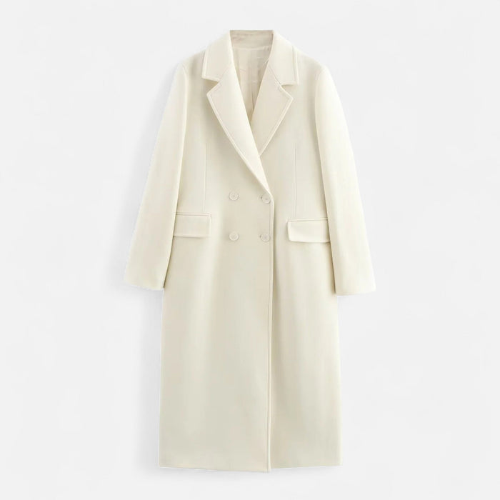 Women's Elegant Trench Coat in White