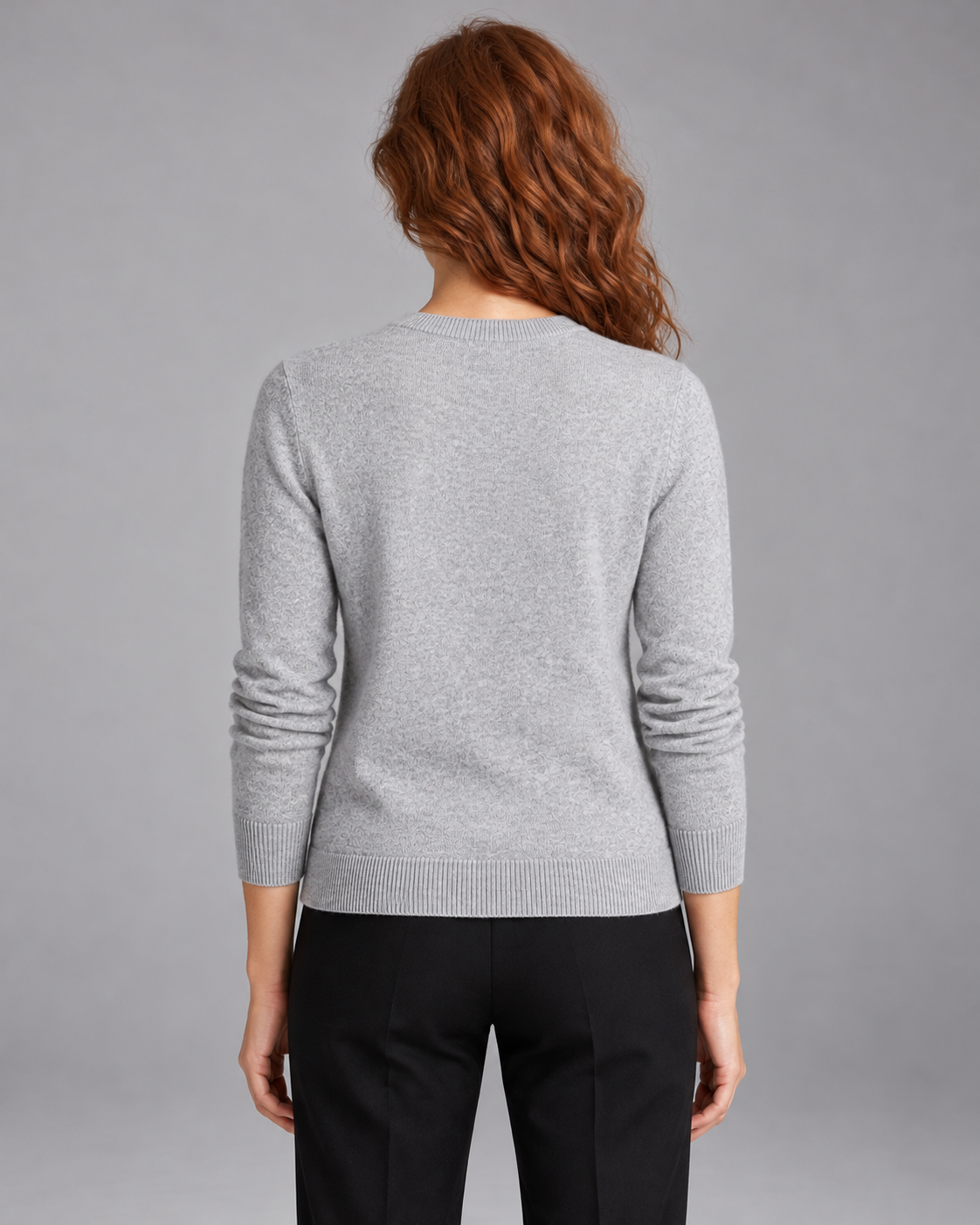 Women's Fine Knit Crew Neck Cardigan – Button Front
