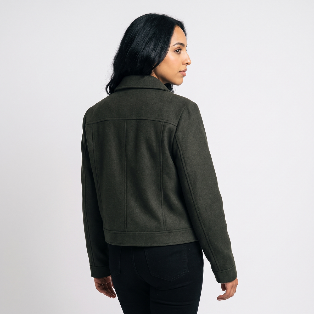 Women's Elegant Zip-Up Winter Jacket – view 3
